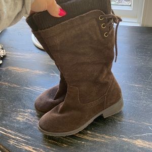 Suede lands’end boots